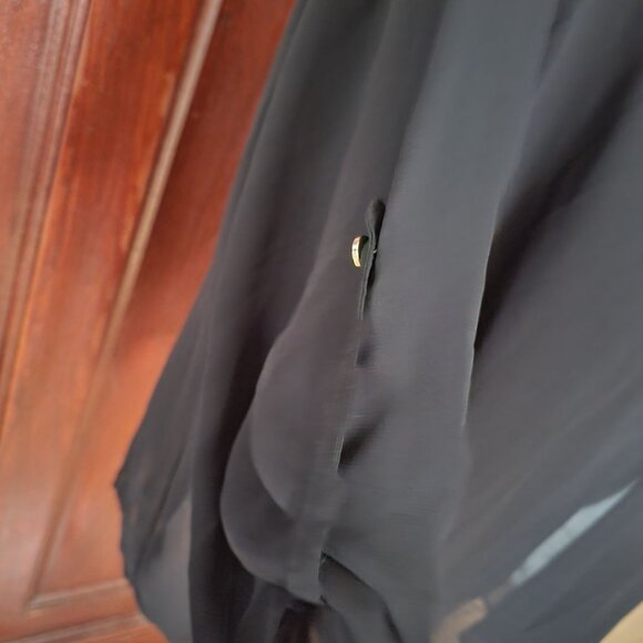 Apt. 9 Womens Black Sheer Blouse & Camisole Set Size 1X Polyester NWT - Picture 5 of 5